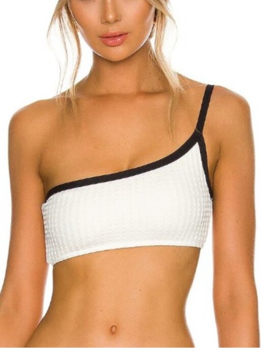 L*Space Axel One Shoulder Bikini Swim Top NWT Size M